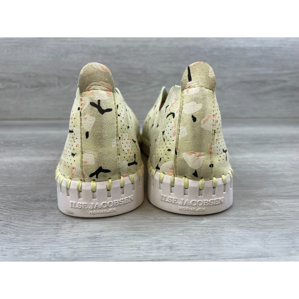 Ilse Jacobsen Tulip Women's Sneaker Running Flat‎ 8 Green Floral Athletic Shoes - Picture 5 of 12